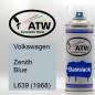 Preview: Volkswagen, Zenith Blue, L639 (1968): 400ml Sprühdose, von ATW Autoteile West.